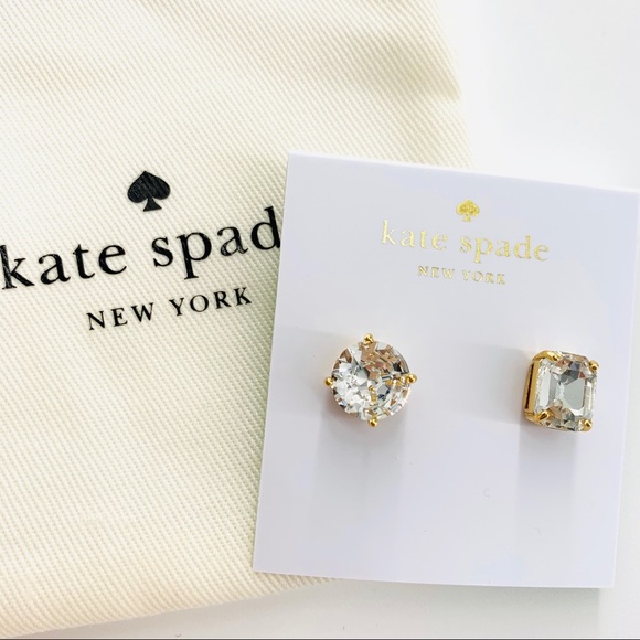 💕3/$30Kate Spade Mismatched Faceted Stud Earrings - Picture 3 of 8